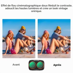 thumbnail Filter K&F concept 2in1 ND2-32 và black diffusion 1/4 for DJI Osmo Pocket 4P 28-Multi-Layer Coatings AGC Japanese glass (kf0103.0414.0010) - 2