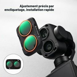 thumbnail Filter K&F concept 2in1 ND2-32 và black diffusion 1/4 for DJI Osmo Pocket 4P 28-Multi-Layer Coatings AGC Japanese glass (kf0103.0414.0010) - 4