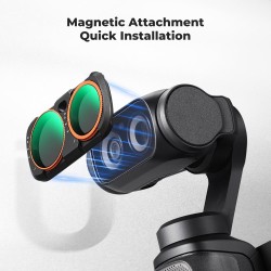 thumbnail Filter K&F concept 2in1 ND2-32 và black diffusion 1/4 for Insta360 Luna Ultra 28-Multi-Layer Coatings AGC Japanese glass (kf0103.9901.0020) - 2