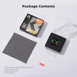thumbnail Filter K&F concept 2in1 ND2-32 và black diffusion 1/4 for Insta360 Luna Ultra 28-Multi-Layer Coatings AGC Japanese glass (kf0103.9901.0020) - 4