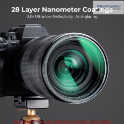 thumbnail Filter K&F concept 49mm Nano-X MRC UV 0.1% Ultra-low Reflection (titanium coating) 28 Multi-Layer Coatings - 2