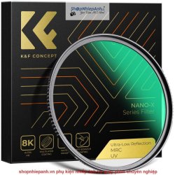 thumbnail Filter K&F concept 49mm Nano-X MRC UV 0.1% Ultra-low Reflection (titanium coating) 28 Multi-Layer Coatings