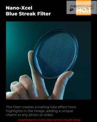 thumbnail Filter K&F Concept 82mm Blue Streak Filter (2mm) Optical Glass Ultra-clear Nano-X MRC (KF01.2102) - 0