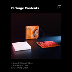 thumbnail Filter K&F Concept 82mm Colorful Streak Dreamy Creative Effects Filter  Optical Glass Nano-B(KF01.2686) - 3