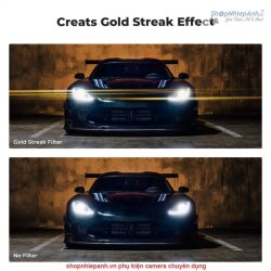 thumbnail Filter K&F Concept 82mm Gold Streak Filter (2mm) Optical Glass Ultra-clear Nano-X MRC (KF01.2111) - 1