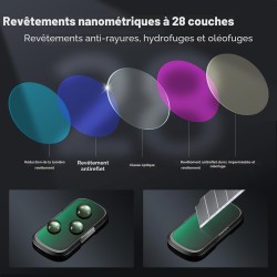 thumbnail Filter K&F concept Black diffusion 1/4 for Insta360 Luna Ultra 28-Multi-Layer Coatings AGC Japanese glass (kf0103.0501.0010) - 4
