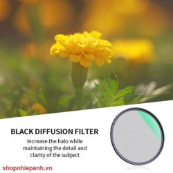thumbnail Filter K&F concept Black Mist 1/4 Nano-X MRC 52mm Multi-Layer Coatings Japanese AGC Glass chống trầy chống nước (Black Diffusion, Pro mist) - 3