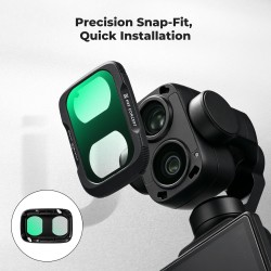 thumbnail Filter K&F concept CPL+Black diffusion 1/4+ND2-32 for DJI Osmo Pocket 4P 28-Multi-Layer Coatings AGC Japanese glass (kf0103.9902.0030) - 3