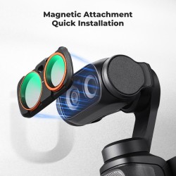 thumbnail Filter K&F concept CPL+Black diffusion 1/4+ND2-32 for Insta360 Luna Ultra 28-Multi-Layer Coatings AGC Japanese glass (KF0103.9901.0040) - 3
