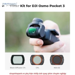 thumbnail Filter K&F concept CPL+Black Mist 1/4+ND(1 to 5 stops) for Osmo Pocket 3 AGC Japanese 28 layers nano HD Glass SKU.2148 - 0
