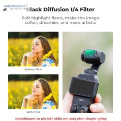 thumbnail Filter K&F concept CPL+Black Mist 1/4+ND(1 to 5 stops) for Osmo Pocket 3 AGC Japanese 28 layers nano HD Glass SKU.2148 - 3