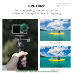 thumbnail Filter K&F concept CPL for DJI Osmo Action 3/4/5 Pro Circular Polarizers  28 Multi-Layer Coatings AGC Japanese glass (KF01.2438v1) - 1