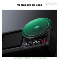 thumbnail Filter K&F concept CPL for DJI Osmo Action 3/4/5 pro Circular Polarizers  28 Multi-Layer Coatings AGC Japanese glass (KF01.2438V1) - 3