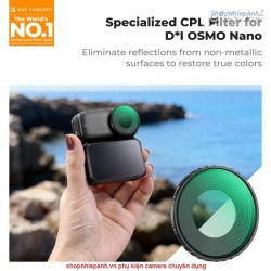 thumbnail Filter K&F concept CPL for DJI Osmo Nano 28 Multi-Layer Coatings ACG Japanese glass (KF13.0032) - 0