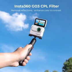 thumbnail Filter K&F concept CPL for Insta360 GO3 AGC Japanese 28 layers Glass - 0