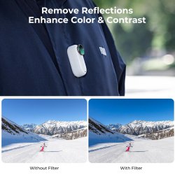 thumbnail Filter K&F concept CPL for Insta360 GO3 AGC Japanese 28 layers Glass - 2