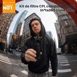 thumbnail Filter K&F concept CPL for Insta360 Luna Ultra 28-Multi-Layer Coatings AGC Japanese glass (kf0103.0101.0010) - 0