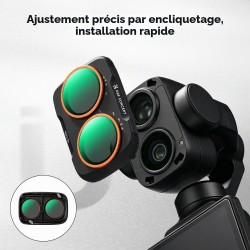 thumbnail Filter K&F concept CPL for Insta360 Luna Ultra 28-Multi-Layer Coatings AGC Japanese glass (kf0103.0101.0010) - 3