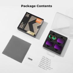 thumbnail Filter K&F concept CPL+ND16+ND64+ND256 for DJI Osmo Pocket 4P 28-Multi-Layer Coatings AGC Japanese glass (kf0103.9902.0040) - 5