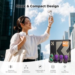 thumbnail Filter K&F concept CPL+ND16+ND64+ND256 for Insta360 Luna Ultra 28-Multi-Layer Coatings AGC Japanese glass (kf0103.9901.0050) - 2