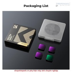 thumbnail Filter K&F concept CPL+ND4+ND8+ND16 for Gopro Hero 4K AGC Japanese 28 layers nano HD Glass (sku.2333) - 5