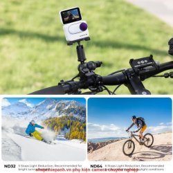 thumbnail Filter K&F concept CPL+UV+ND8+ND16+ND32+ND64 for Insta 360 GO 3S AGC Japanese 28 layers Glass (sku.2287) - 3