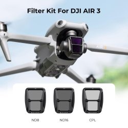 thumbnail Filter K&F concept DJI Air 3 CPL+ND8+ND16 28 Layer Multi-Coated  AGC Japanese HD Optical Glass (sku.2065) - 0