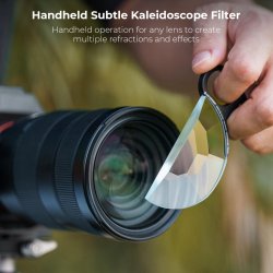 thumbnail Filter K&F concept Kaleidoscope (hiệu ứng kính vạn hoa) bán nguyệt cầm tay 79mm Nano-B - 0