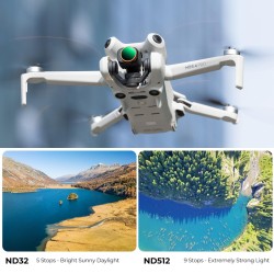 thumbnail Filter K&F concept Kit for DJI Mini 4 Pro ND32-512 (5-9 Stops) AGC Japanese 28 layers Glass (KF01.2500) - 2