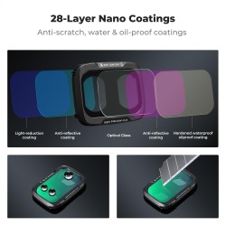 thumbnail Filter K&F concept Light Pollition for DJI Osmo sPocket 4P 28-Multi-Layer Coating AGC Japanese glass (kf0103.0514.0020) - 4