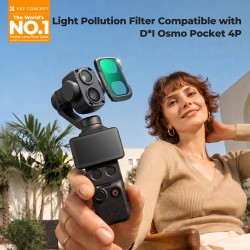 thumbnail Filter K&F concept Light Pollution for DJI Osmo Pocket 4P 28-Multi-Layer Coating AGC Japanese glass (kf0103.0514.0020) - 0