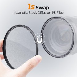 thumbnail Filter K&F concept Nano-X Black Mist 1/8 Magnetic nam châm thao tác nhanh 28 Multi-Layer Coatings ACG Japanese glass 77mm (sku.1841) - 1