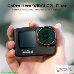 thumbnail Filter K&F concept Nano-X CPL MC for Gopro 9 10 11 12 13 Japanese AGC glass 8K UHD (KF01.2336) - 0