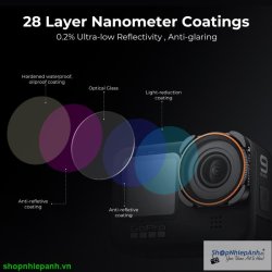 thumbnail Filter K&F concept Nano-X CPL MC for Gopro 9 10 11 12 13 Japanese AGC glass 8K UHD (KF01.2336) - 1