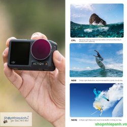 thumbnail Filter K&F concept Nano-X for DJI Osmo Action 3 ND8 ND16 CPL Japanese AGC 28 layer - 1