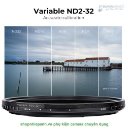 thumbnail Filter K&F concept Nano-X Magnetic variable ND2-ND32 (1-5 stops) 67mm nam châm 28 Multi-Layer Coatings ACG Japanese glass (KF01.1851) - 2
