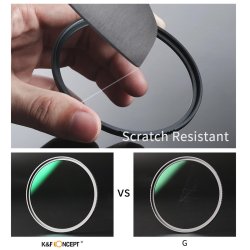 thumbnail Filter K&F concept Nano-X MRC MC UV 52mm chống nước chống trầy  GERMAN OPTICS Schott B270 - 4