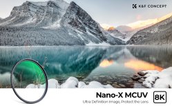 thumbnail Filter K&F concept Nano-X MRC MC UV 55mm chống nước chống trầy GERMAN OPTICS Schott B270 - 8