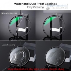 thumbnail Filter K&F concept Nano-X MRC UV 55mm Magnetic nam châm thao tác nhanh 28 Multi-Layer Coatings ACG Japanese glass (sku.1881) - 5