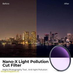 thumbnail Filter K&F concept Nano-X Natural Night Light pollution effect - 1