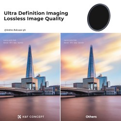 thumbnail Filter K&F concept ND1000 (10 stops) 112mm Nano-X MC AGC Japanese 28 layers Glass (Special Filter for Nikon Z 14-24mm f2.8S Lens) - 1
