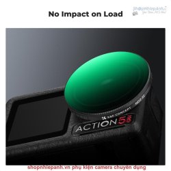 thumbnail Filter K&F concept ND2-32 và ND32-512 for Osmo action 3/4/5 pro 28 Multi-Layer Coatings AGC Japanese glass (sku.2359) - 4