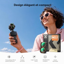 thumbnail Filter K&F concept ND2-32 for DJI Osmo Pocket 4P 28-Multi-Layer Coatings AGC Japanese glass (kf0103.0214.0010) - 2
