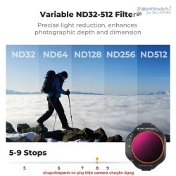 thumbnail Filter K&F concept ND32-512 5-9 stops DJI Mini 5 Pro Drone 28 Multi-Layer Coatings ACG Japanese glass (KF02.0004) - 1