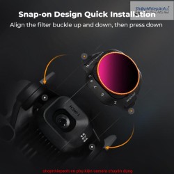 thumbnail Filter K&F concept ND32-512 5-9 stops DJI Mini 5 Pro Drone 28 Multi-Layer Coatings ACG Japanese glass (KF02.0004) - 4