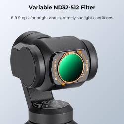 thumbnail Filter K&F concept ND32-512 (5-9 stops) for DJI Osmo Pocket 3 / 4 Magnetic Neutral Density Filters 28 Layer HD Optical Glass (KF01.2545) - 3