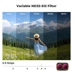 thumbnail Filter K&F concept ND32-512 for DJI Osmo Pocket 4P 28-Multi-Layer Coatings AGC Japanese glass (kf0103.0214.0020) - 1