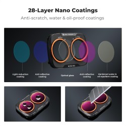 thumbnail Filter K&F concept ND32-512 for DJI Osmo Pocket 4P 28-Multi-Layer Coatings AGC Japanese glass (kf0103.0214.0020) - 4
