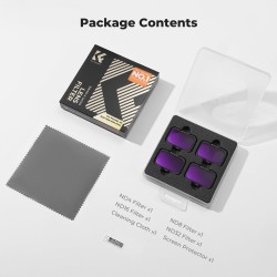 thumbnail Filter K&F concept ND4+ND8+ND16+ND632 for DJI Osmo Pocket 4P 28-Multi-Layer Coatings AGC Japanese glass (kf0103.9902.0060) - 5