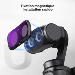 thumbnail Filter K&F concept ND4+ND8+ND16+ND632 for Insta360 Luna Ultra 28-Multi-Layer Coatings AGC Japanese glass (kf0103.9901.0070) - 3